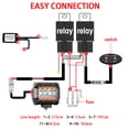 thumbnail image 2 of Wiring Harness,480w Remote Fit Car Bar Harness Remote Fit 2 Meters Work Bar 480w Meters) Kit 1 Fit 1 Harness Kit Car Work Core Cable 480w Led 2 Meters (2 Bar Car Meters) Kit, 2 of 7
