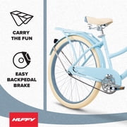Huffy 26 Nel Lusso Cruiser Bike, Fits Riders 60+, Light Blue, Adult, Womens