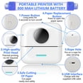 thumbnail image 5 of Venoro Portable Mini Pocket Thermal Photo Printer Wireless Bluetooth Inkless Printing, 5 of 17