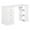 White, variant on HOMCOM Computer Desk with 3-Tier Storage Shelves, Home Office Desk, Black