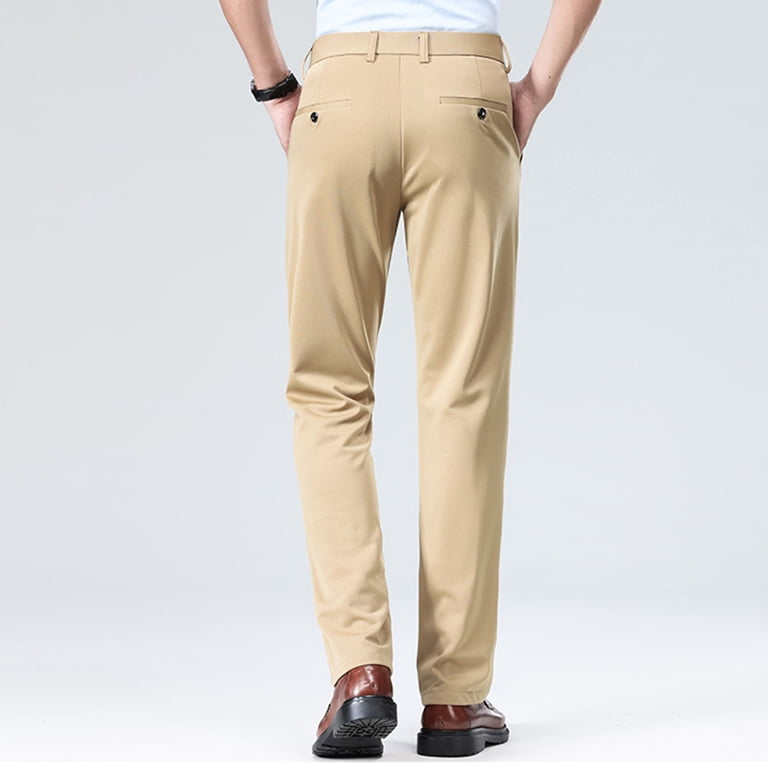 green emerald velvet dress Platini Men's Heath Poly Stretch Slim Fit Western Suit Pants main image 1