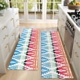 thumbnail image 4 of Kitchen Rugs Sets Of 2,Rainbow Ethnic Pattern Anti Fatigue Kitchen Mat Rugs Non Slip Washable,Decorative Kitchen Floor Mats for Kitchen,Sink,Laundry,17"X47", 4 of 5