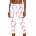 thumbnail image 7 of Soyumi Linen Pants for Women, High Waist Wide Leg Straight Leg Summer Pants Cotton Linen Elastic Waist Casual Palazzo Trousers Flowy Beach Boho Pajama Pants for Lounge and Travel, Hot Pink, 7 of 7
