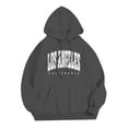 thumbnail image 4 of MIASHUI Men's Fashion Casual Pullover Hoodie Long Sleeve Printed Graphic Drawstring Sweatshirt Top Dark Gray,XXXL, 4 of 5