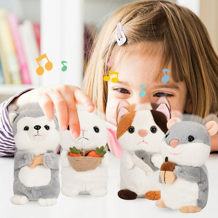 Electric hamster doll top talking plush toy