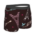 thumbnail image 3 of Naloa Eiffel Tower Print Mens Underwear - Boxers for Men, Classic Briefs for Men, 3 of 9