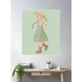 thumbnail image 2 of Farmer Girl Adora Poster Wall Art, Modern Wall Decor For Living Room Bedroom, 8x12 UNFRAMED, 2 of 3