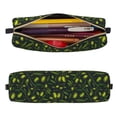 thumbnail image 2 of Fotbe Green Branch Olive Estuche para Lápices de Cuero con Estampado, Estuche con Cremallera Resistente, Organizador Compacto y Elegante para Papelería, 2 of 7