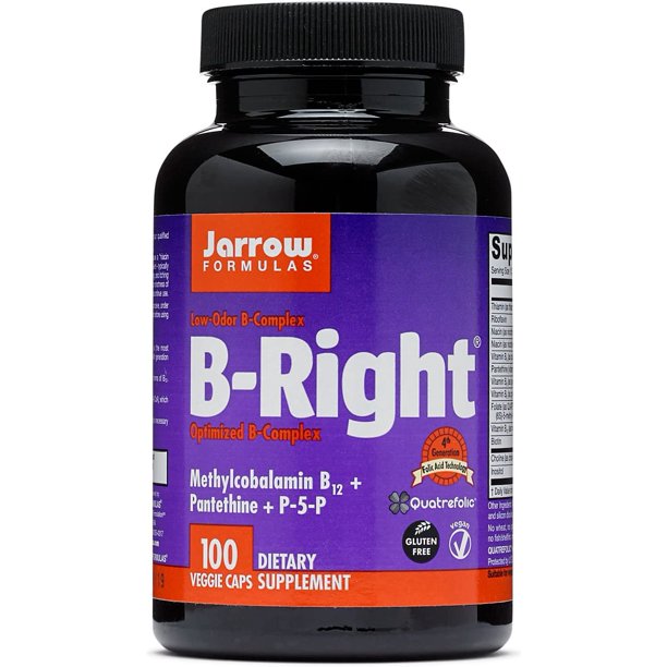 Jarrow Formulas BRight100 Veggie CapsLowOdor Vitamin