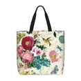 thumbnail image 1 of Fotbe Bird Butterfly Rose Bolsa Tote con Estampado para Mujer, Bolsos con Cremallera, Bolsa de Hombro Casual de Gran Capacidad con Bolsillos Internos, 1 of 7