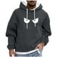 thumbnail image 2 of Sudadera con capucha para hombre, informal, a la moda, con estampado, con cordón, de manga larga, de poliéster, 2 of 5