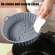 thumbnail image 4 of Bandeja de gel de sílice para hornear, flexible, antiadherente y resistente al calor, para horno, freidora de aire, microondas | Tapete de silicona de grado alimenticio, fácil de limpiar, con, 4 of 6