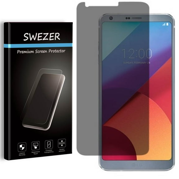 LG G6 [SWEZER] Privacy Anti-Spy Screen Protector, Anti-Scratch, Anti-Bubble, Anti-Fingerprint
