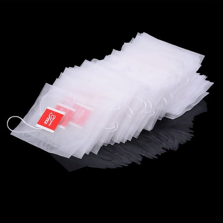 

100pcs Nylon Empty Tea Bags Tea Infuser New Herb Spice Filter Strainer Tea Bag