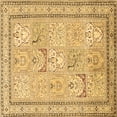 thumbnail image 1 of Ahgly Company Indoor Square Persian Brown Traditional Area Rugs, 7' Square, 1 of 4