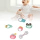 thumbnail image 5 of Juguete De Mordedor Para Bebés, Masaje De Encías, Juguetes De Dentición Para Bebés Congelables Flexibles, Juego De 6 Uds De Práctica Sensorial Para Niños De 0 Años En ANGGREK Infant Teething Sensory Toy, 5 of 8