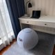 thumbnail image 2 of Yogivo Silla De Bola Para Sentarse Para Oficina Y Hogar, Pilates, Ejercicio, Pelota De Yoga Con Cubierta Para Equilibrio, Estabilidad Y Fitness, Asiento Ergonómico De Pelota De Ejercicio Con Asa Y Bom, 2 of 5