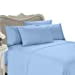thumbnail image 3 of EGYPTIAN BEDDING Luxurious Rayon from Bamboo Sheet Set - Olympic Queen Size Blue 1000 Thread Count Rayon Sheet Set (Deep Pocket), 3 of 3