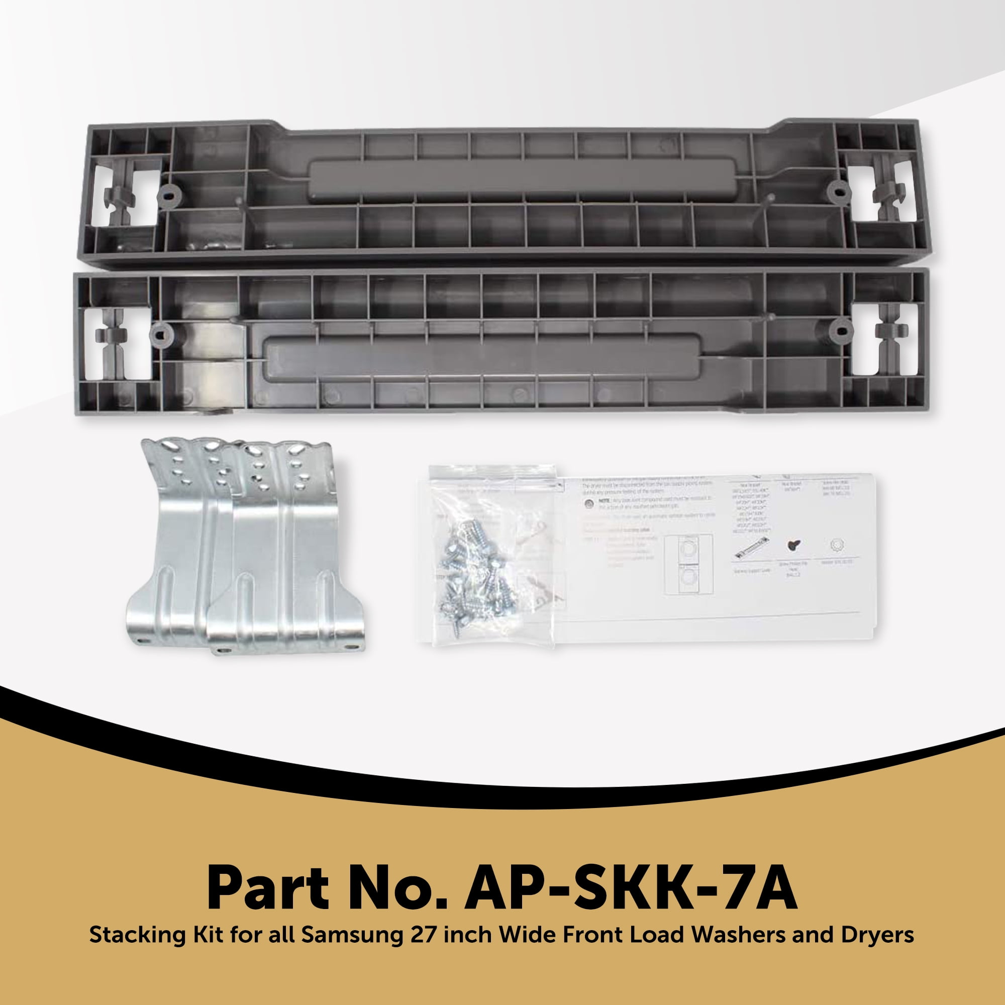 Appliance Pros Samsung Compatible Stacking Kit SKK-7A for Front Load Laundry 27" 