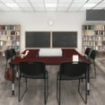 thumbnail image 2 of Kee 72" x 24" Height Adjustable Classroom Table - Mahogany, 2 of 6