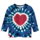 thumbnail image 5 of Blusas y camisas de cuello redondo y manga larga para niños, blusas/camisas de poliéster con estampado de corazones, mangas 3/4 y cuello redondo, elegantes e informales., 5 of 5