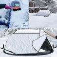 thumbnail image 4 of Car Windscreen Frost Cover for FIAT 500 2015-2023, Magnetic Windshield Protector, Winter Sun Shade, Durable Material, 4 of 5