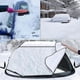 thumbnail image 4 of Car Windscreen Frost Cover for FIAT 500 2015-2023, Magnetic Windshield Protector, Winter Sun Shade, Durable Material, 4 of 5