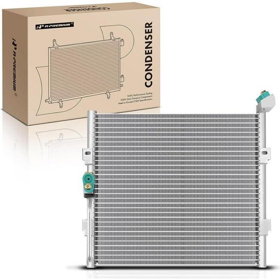 A-Premium Air Conditioning A/C Condenser Compatible with Honda Civic 1994-1995 1.5L 1.6L, Replace# 04801SR1305, 80110SR1A13