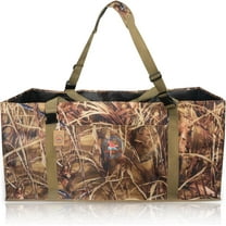 12-Slot Duck Decoy Bag, Durable Waterfowl Hunting Gear with Camouflage Design, Padded Protection & Bottom Drains for Easy Transport