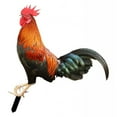 thumbnail image 2 of Adorno de estatua de animal de gallo de plástico, estacas de jardín, estaca de patio con forma de gallo de pie, decoración de gallina para patio, cami Color B, 2 of 8