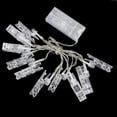 thumbnail image 4 of Luces de cadena, lámpara LED con clip para fotos, luces de cadena, decoración, lámpara con clip para fotos, eficiencia óptima, 4 of 14