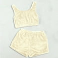thumbnail image 1 of MKLEKYY Conjunto Casual De Dos Piezas Para Mujer, Camiseta Sin Mangas Y Pantalones Cortos De Color Liso, Ropa De Dormir Cómoda Y Ropa De Estar Por Casa., 1 of 3
