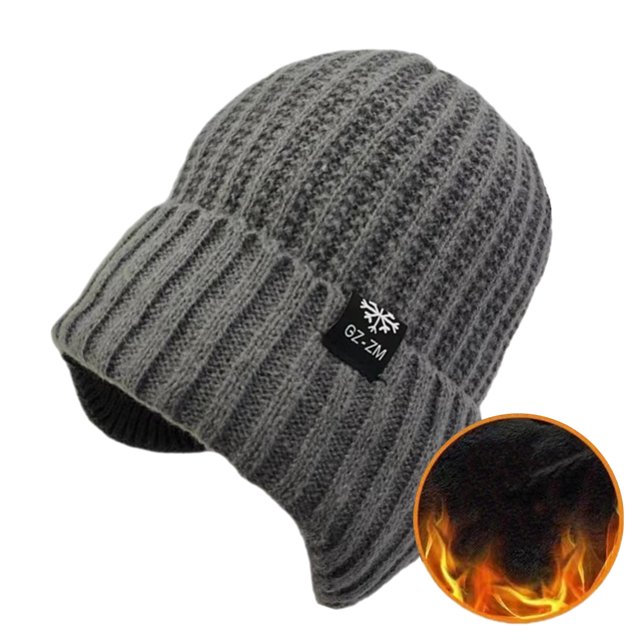CSChome Cold Weather Thermal Hat Winter Hat - Thick Plush Elastic Knitted Soft Warm Dome Non-Slip Unisex