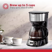 Holstein Housewares 5-Cup Programmable Coffee Maker