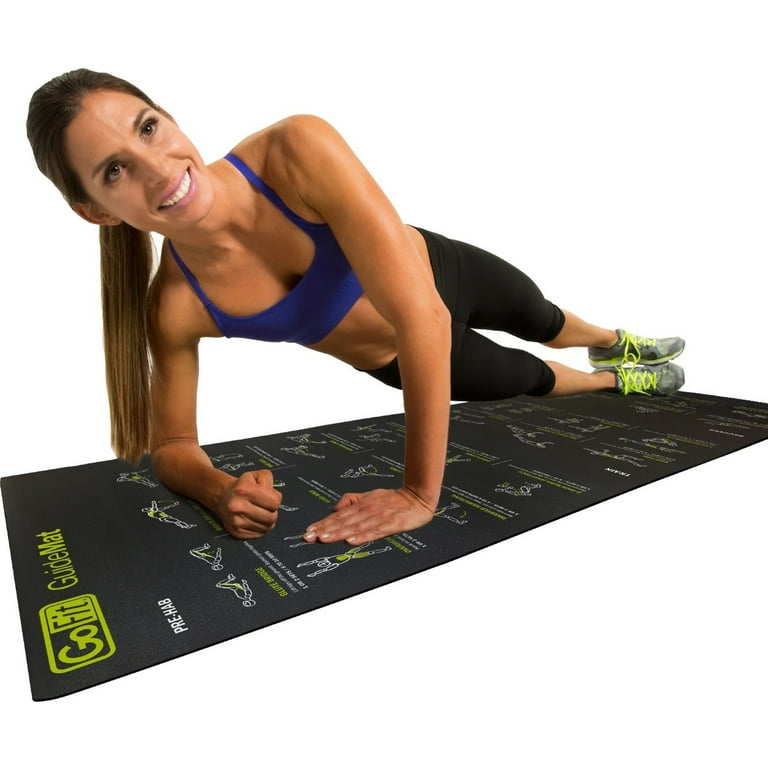 Black 7 mm Double Thick Guide Mat Walmart