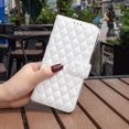 thumbnail image 5 of Nalacover Wallet Case for iPhone 15 with Card Slots Holder Magnetic Clasp Cover, Stylish Adjustable Kickstand Silicone Shockproof PU Leather Flip Case for Women Girls, White, 5 of 5