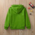 thumbnail image 5 of TOWED22 Unisex Boys Girls Fleece Jacket Lightweight Zip up Active Hoodie Hooded Sweatshirt Kids Spring Fall Jackets Coat,Green,6-7 Y, 5 of 5