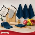 thumbnail image 5 of RIVERSIDE 12 Pack Cotton Bar Mop 16x19 Absorbent Kitchen Towels and Cleaning Cloths - Dark Blue, 5 of 8