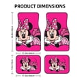 thumbnail image 2 of Cartoon Mickey Mouse And Minnie Mouse Car Floor Mats Universal Floor Mats for Cars Front Rear Car Foot Mats Cute Anime Pattern Car Accessories for Trucks, 2 of 5