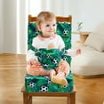 thumbnail image 4 of Dznils Toddler Booster Seat for Dining Table, with Backrest, Safety Buckles, Non-Slip Bottom, Green, 4 of 13