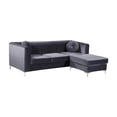 thumbnail image 2 of Meridian Furniture Inc Eliana Upholstered Reversible Sectional Sofa, 2 of 11