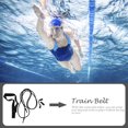 thumbnail image 5 of HEANUJJ 1ensemble Kit de Bandes de Résistance à la Natation Noir Ceinture d'Entraînement à la Natation Réglable avec Sac de Rangement, 5 of 5