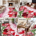 thumbnail image 6 of Valentine's Day Large Area Rugs 8x10 ft Pink Love Heart Red Rose Flower Green Leaf Washable Rug Non Slip Indoor Carpet Absorbent Floor Mat for Living Room Bedroom Dining Room, 6 of 9