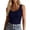 BQR51-Dark Blue, variant on Lumtrix Tank Tops For Women 2026 Square Neck Fitted Sleeveless Shirts For Women Ribbed Casual Basic Top White XL
