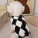 thumbnail image 4 of Pets Winter Warm Clothing Dogs Clothes Fall and Winter New Padded Warm Small Dogs Cute Cats Checkerboard Shape Pet Supplies ShopWise Round, 4 of 8