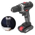 thumbnail image 4 of Cordless Drill Set, AC 100-240V Impact Driver Variable Speed 48V 2/5in Chuck  For Aluminum For Household US Plug, 4 of 8
