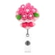 thumbnail image 2 of Carrete de insignia de enfermera perfecl rosa clip de cinturón retráctil, 2 of 8