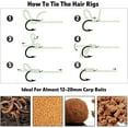 thumbnail image 5 of Carp Fishing Hair Rigs Kit,18pcs Braided Thread Boilies Carp Rigs with 3 Extender Boilie Bait Stops and Stringer Needle, 5 of 7