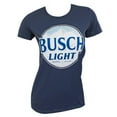 thumbnail image 1 of Busch 46368-Small Busch Light Logo Womens Navy Blue T-Shirt - Small, 1 of 1