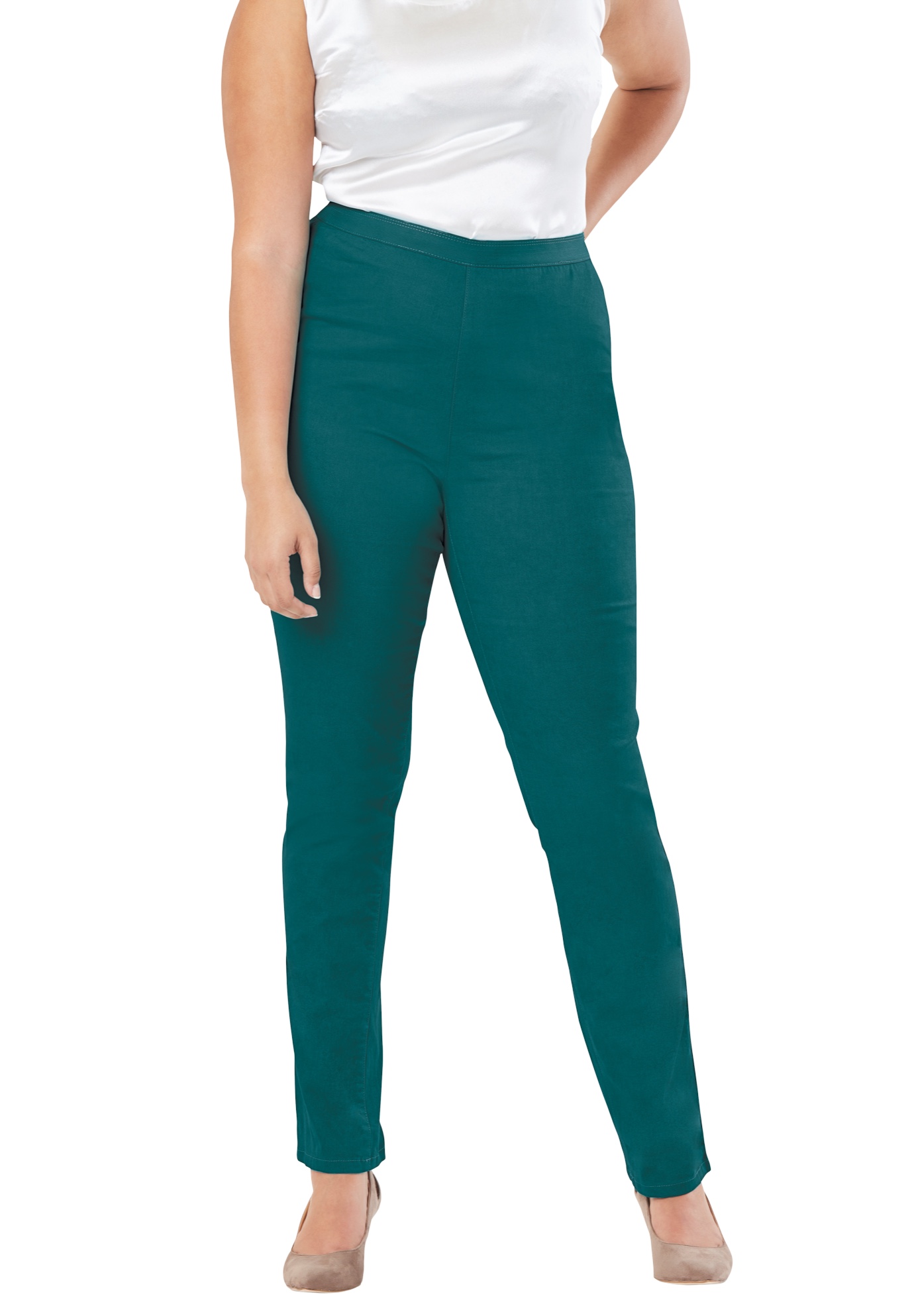 straight leg denim jeggings